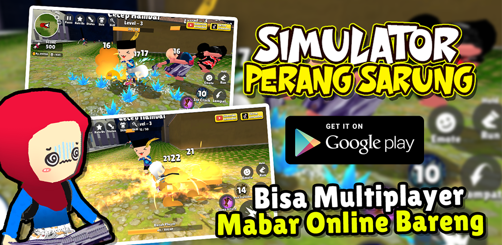 Simulator Perang Sarung 3D Mod